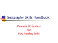 Geography Skills Handbook PowerPoint PPT Presentation