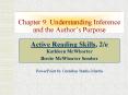 Chapter 9: Understanding Inference and the Author PowerPoint PPT Presentation