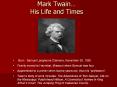 Mark Twain PowerPoint PPT Presentation