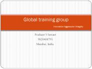Global training group profile
