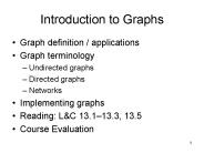 Introduction to Graphs