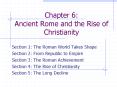 Chapter 6: Ancient Rome and the Rise of Christianity PowerPoint PPT Presentation