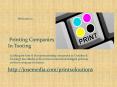 printing companies in tooting PowerPoint PPT Presentation