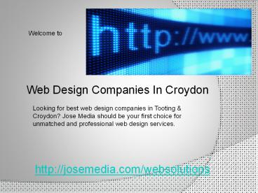 web design companies in croydon