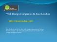 web design companies in east london PowerPoint PPT Presentation