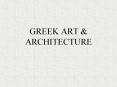 GREEK ART PowerPoint PPT Presentation