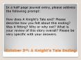 October 3rd: A Knight PowerPoint PPT Presentation