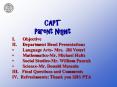 CAPT Parent Night PowerPoint PPT Presentation
