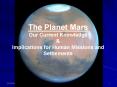 The Planet Mars Our Current Knowledge PowerPoint PPT Presentation