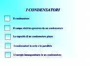 I CONDENSATORI