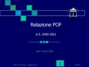 Relazione POF A.S. 2000-2001