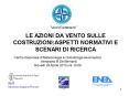 LE AZIONI DA VENTO SULLE COSTRUZIONI:ASPETTI NORMATIVI E SCENARI DI RICERCA PowerPoint PPT Presentation