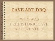 CAVE ART DBQ