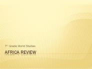 AFRICA Review
