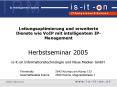 Herbstseminar 2005 PowerPoint PPT Presentation