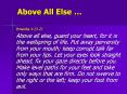 Above All Else  PowerPoint PPT Presentation