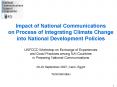 Impact of National Communications on Process of Integrating Climate Change into National Development Policies PowerPoint PPT Presentation