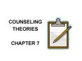 COUNSELING PowerPoint PPT Presentation