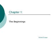 The Beginnings