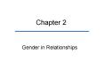 Gender in Relationships PowerPoint PPT Presentation