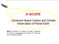 A-SCOPE  Advanced Space Carbon and Climate Observation of Planet Earth PowerPoint PPT Presentation