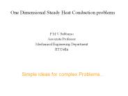 One Dimensional Steady Heat Conduction problems
