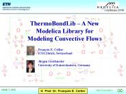 Continuous System Modeling