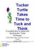 Tucker Turtle Takes Time to Tuck and Think PowerPoint PPT Presentation