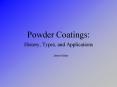 Powder Coatings: PowerPoint PPT Presentation