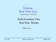 Seminar Real-Time Java PowerPoint PPT Presentation