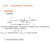 CH11   Redressement command