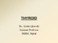 THYROID PowerPoint PPT Presentation