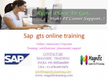 sap gts online training in denmark,sweden