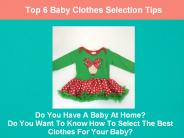 Top 6 Baby Clothes Selection Tips