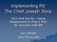 Implementing RtI The Chief Joseph Story PowerPoint PPT Presentation