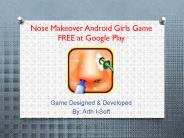 Nose Makeover Android Girls Game FREE at Google Play