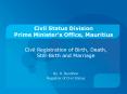 Civil Status Division Prime Minister PowerPoint PPT Presentation