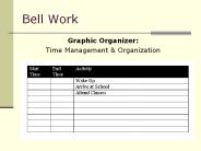 Bell Work