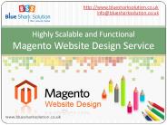 Highly scalable and functional Magento website design service: