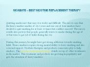 Nicabate – Best Nicotine Replacement Therapy
