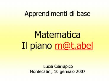 Presentazione di PowerPoint