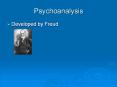 Psychoanalysis PowerPoint PPT Presentation