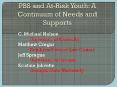 PBS and At-Risk Youth: A Continuum of Needs and Supports PowerPoint PPT Presentation