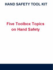 Five Toolbox Topics
