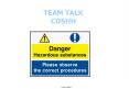 TEAM TALK COSHH PowerPoint PPT Presentation