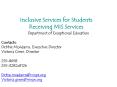 Inclusive Services for Students Receiving MIS Services PowerPoint PPT Presentation