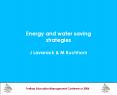 Energy and water saving strategies PowerPoint PPT Presentation