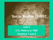 Social Studies GHSGT