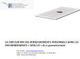 LA CIRCULATION DES RENSEIGNEMENTS PERSONNELS DANS LES ENVIRONNEMENTS  PowerPoint PPT Presentation
