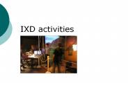 IXD activities